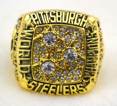 NFL Pittsburgh Steelers World Champions Gold Ring_3 - Click Image to Close
